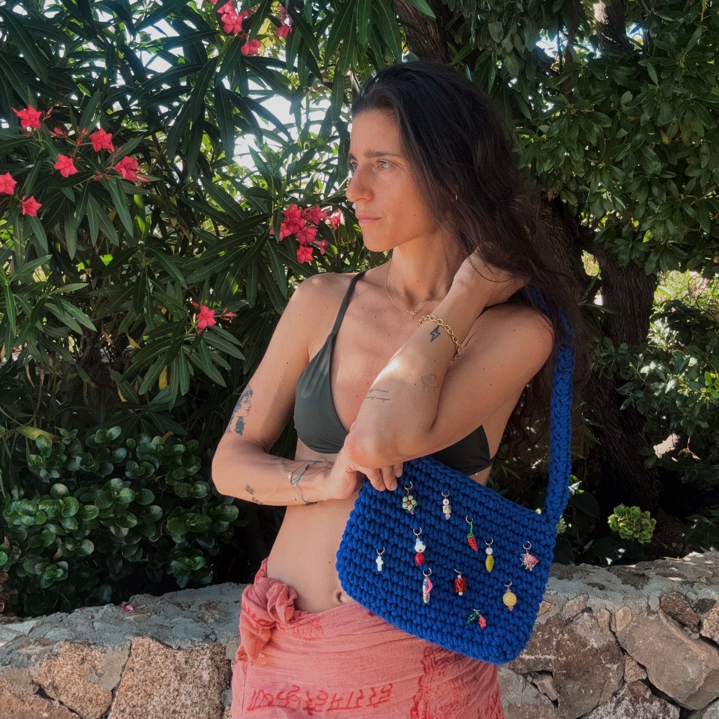 Midi Blue Bag