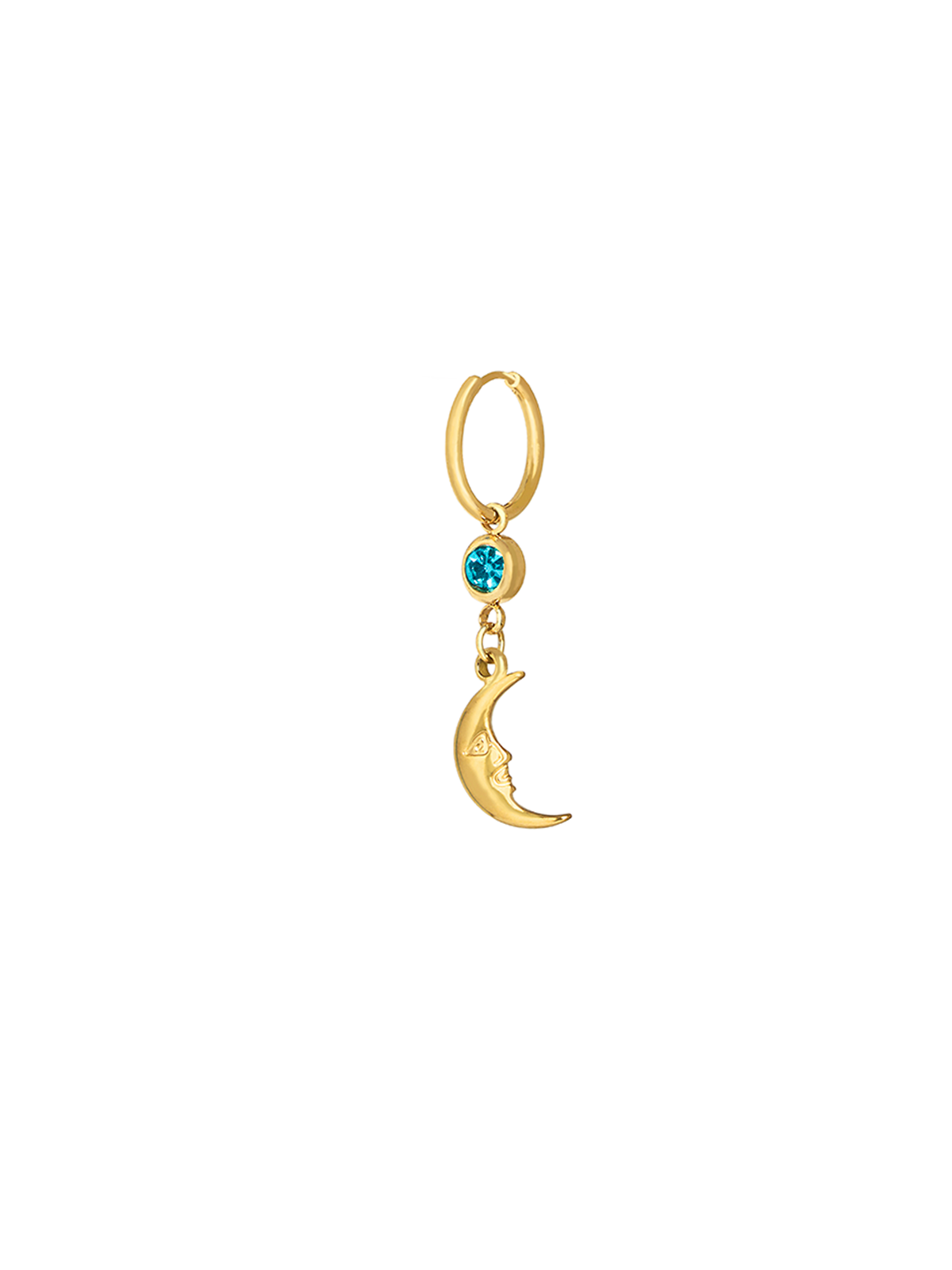 Blue Eclipse Earring