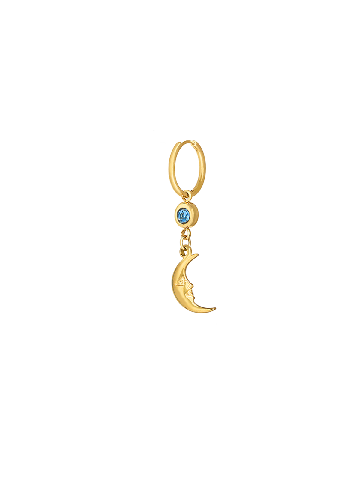 Blue Eclipse Earring