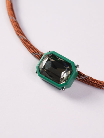 Choker Brown and Green