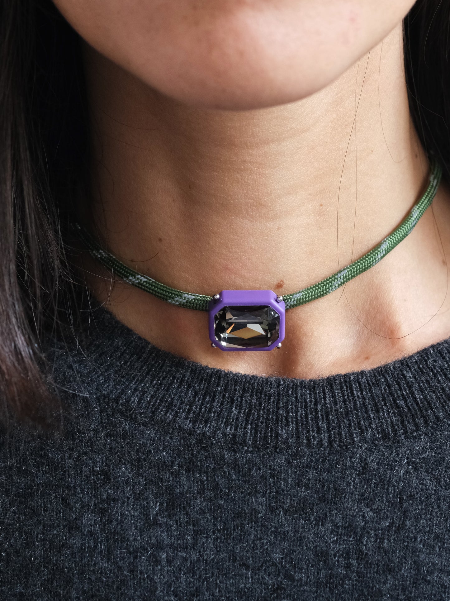 Choker Green and Purple