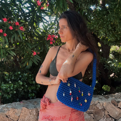 Midi Blue Bag