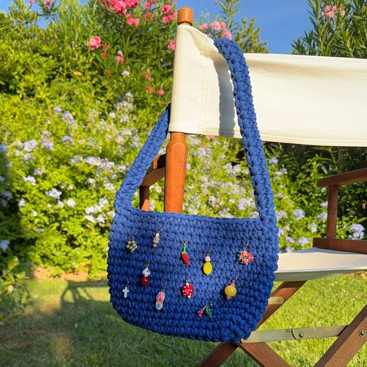 Midi Blue Bag