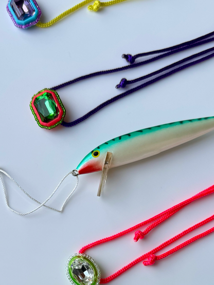 Choker Turquoise&Orange