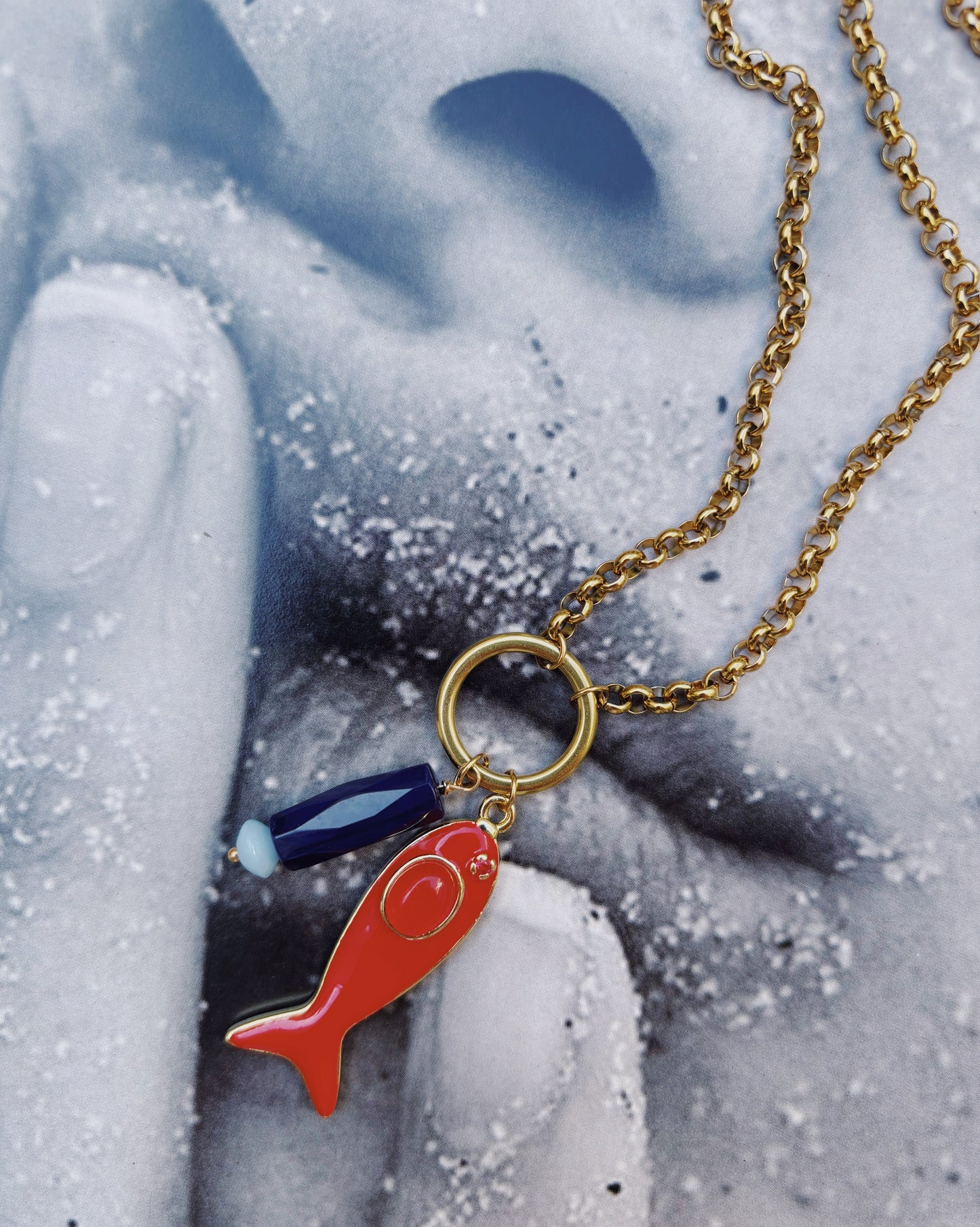 Red Fish Necklace