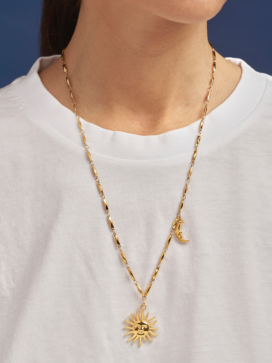 Twin Orbit Necklace